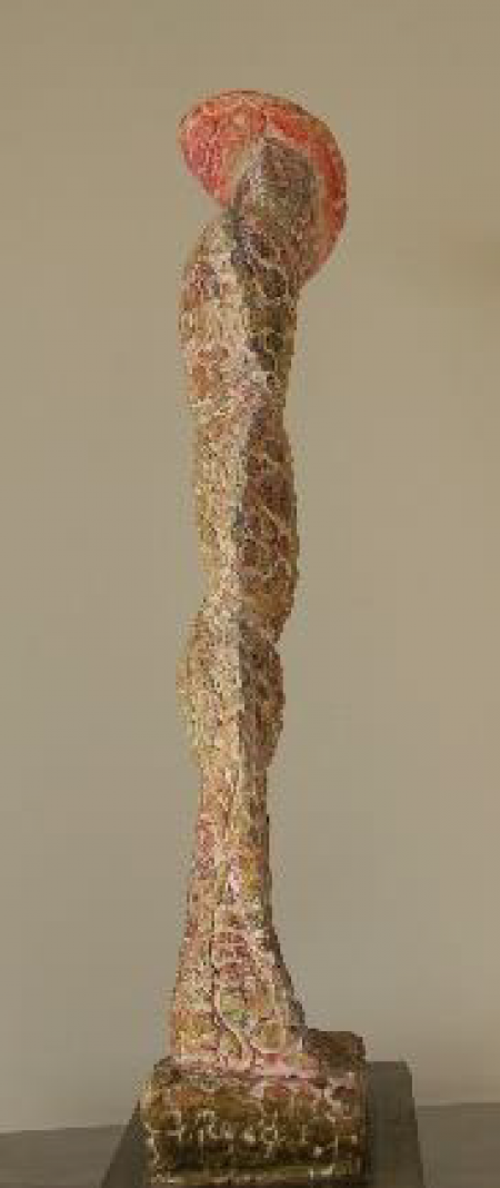 Flexion in colored plaster